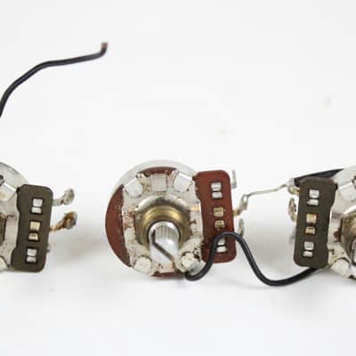 1978 Vintage Fender Stratocaster/Telecaster 250K Potentiometer POTS Short-Shaft 1970s USA image 8