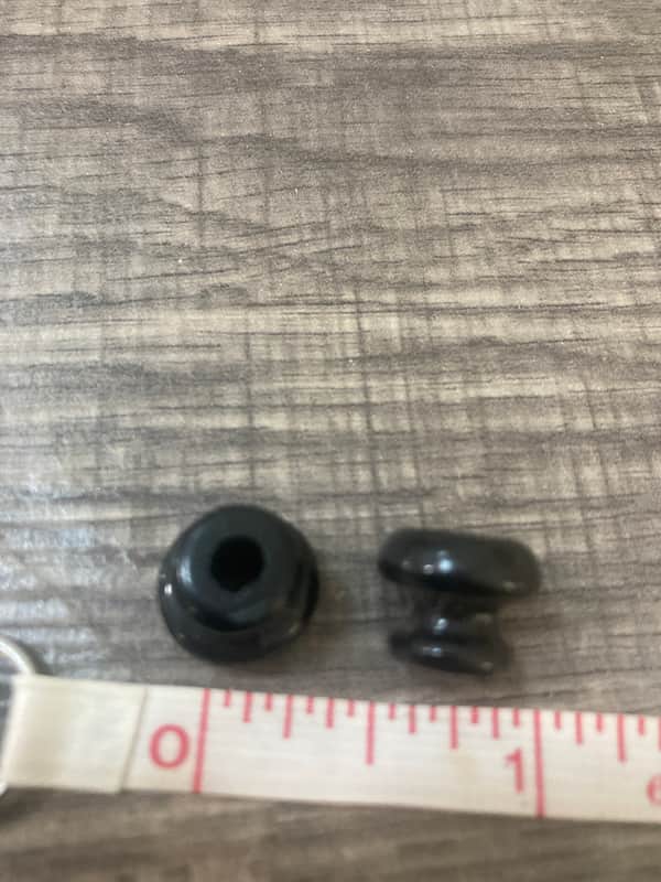 Gibson 2 vintage strap guitar buttons melody maker J45 1960’S - Black image 1
