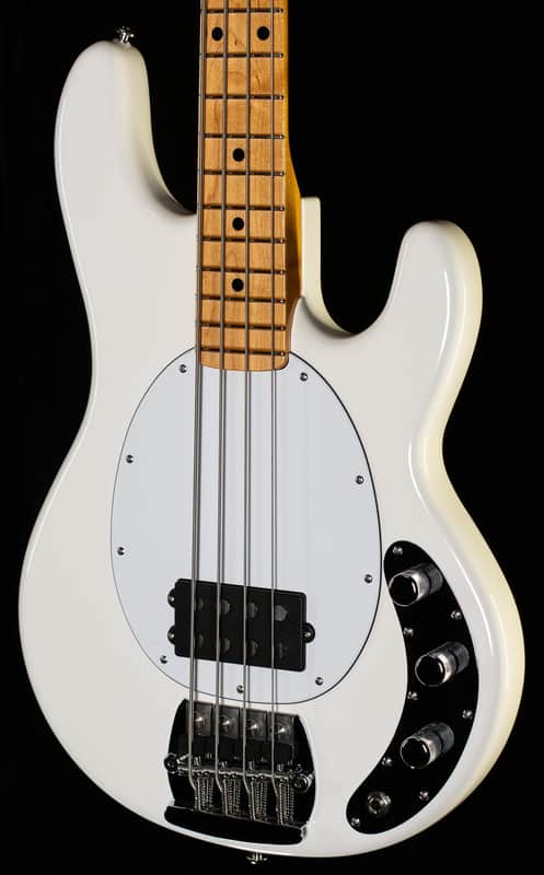 Ernie Ball Music Man Retro 70s StingRay 4 Bass White  (052) image 1