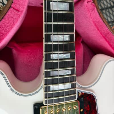 Gibson Gibson Custom Shop 1959 ES-355 Reissue Made 2 Measure VOS Alpine White VOS 2024 - Alpine White image 20