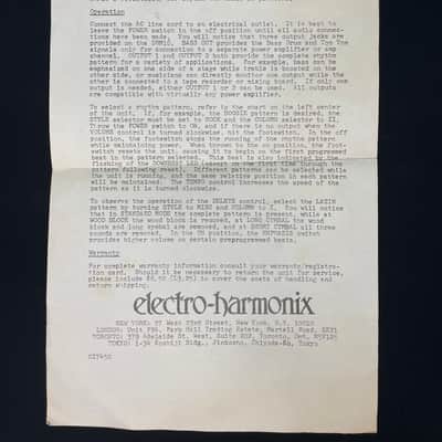 Vintage Electro-Harmonix DRM16 Digital Rhythm Matrix Drum Machine Model 01 USA Rare image 2