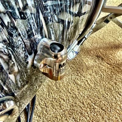 Ludwig Classic Maple Fab Outfit 9x13 / 16x16 / 14x22" PLUS 8x10” Drum Set - Black Oyster Pearl image 8