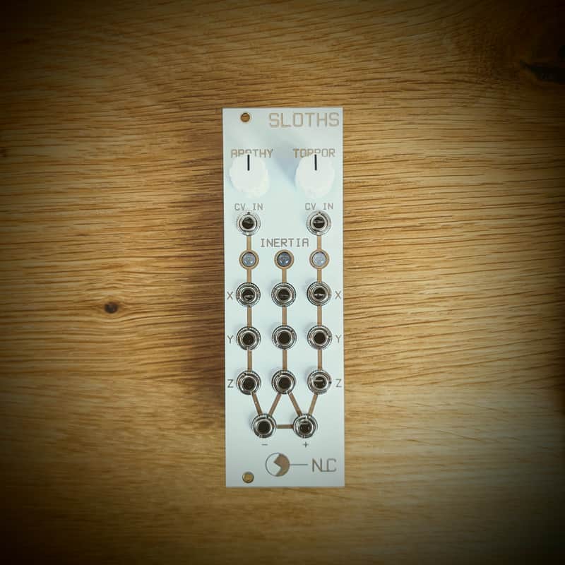 Nonlinear Circuits (NLC) Triple Sloths - Eurorack Chaos Module - White Panel - NEW image 1