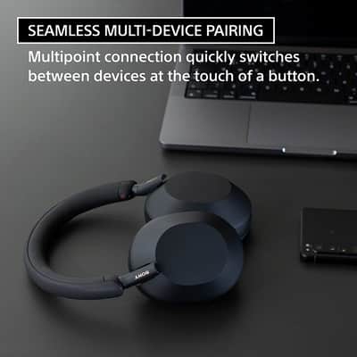 Sony WH-1000XM5 Wireless Industry Leading Noise Canceling Headphones, Black image 7