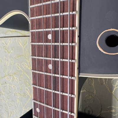 Johnson JR-550. Acoustic Electric Resonator.(W Hardcase)(Biscuit) image 4