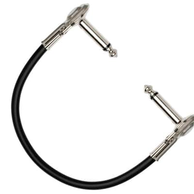 HOSA Guitar Patch Cable - Low-profile - Right-angle to Right-angle, 6 in image 2