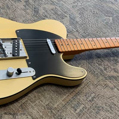 Fender Squier Telecaster 40th Anniversary Limited Edition 2022 - Vintage blonde with black binding image 4