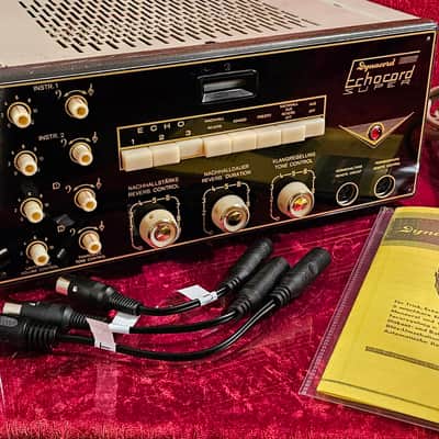 Dynacord Echocord S62 Tube Tape Echo Delay Preamp + Pedal FR2+ Switch FS2 TOP image 17