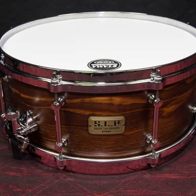 Tama SLP 6x14 Fat Spruce Snare Drum LSP146-WSS Wild Satin Spruce image 1