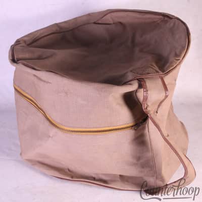 *Rogers Canvas 10x14"Ink Stamped Tom/Marching Snare Drum Case Soft-Shell 60s USA image 1