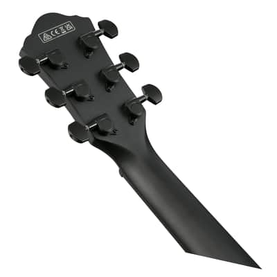 Used Ibanez AEWC621 Acoustic-Electric Guitar - Black Out image 5