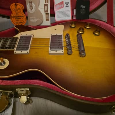 Gibson 1958 Les Paul Standard NEW Custom Shop R8 Royal Tea Burst image 13
