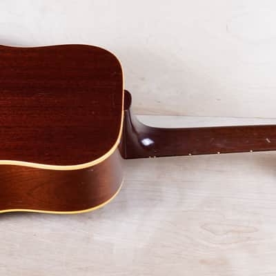 Gibson B-45-12 1966 Natural Vintage 12 String Acoustic Guitar w/ Hard Case image 13