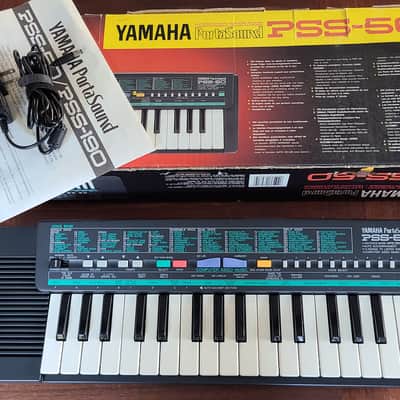 Yamaha PSS-50 Vintage Sound Rompler with Box, Manual and Power Adapter