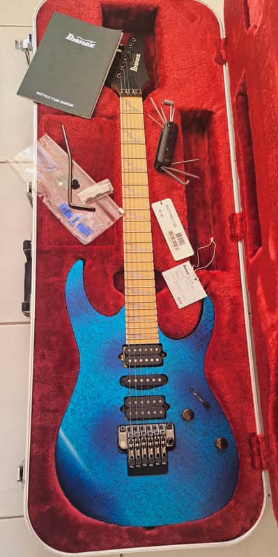 Ibanez RG2570MZ-CAB Prestige 2010- Caribbean Blue Lagoon | Reverb