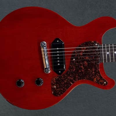 Gibson USA Les Paul Junior Double Cutaway - Vintage Cherry w/Tortoise Pickguard image 1