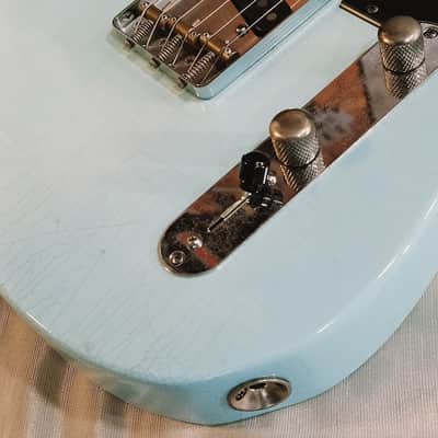 Belle Guitars Teg Workhorse - Faded Sonic Blue image 9