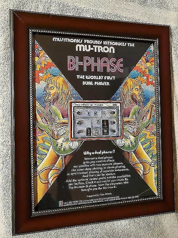 1976 Mutron Color Promotional Ad Framed Bi-Phase Original image 1