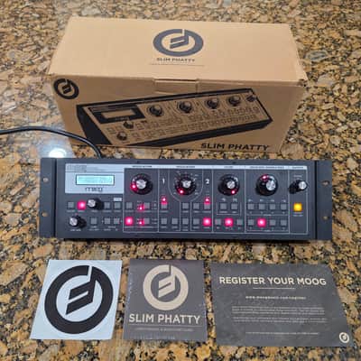 Moog Slim Phatty 2010s - Black + Rack Ears