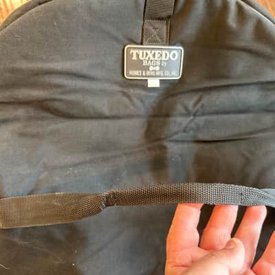 Humes & Berg Tuxedo 2000-2010 24” bass drum case - Black Softshell image 3