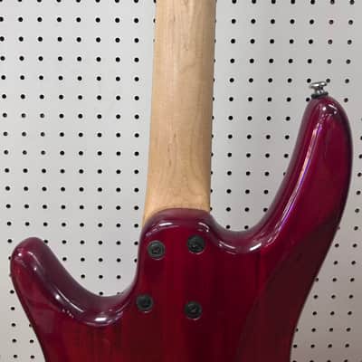 Ibanez GSR200-TR Gio Soundgear with Active EQ 2004 - Present - Transparent Red image 11