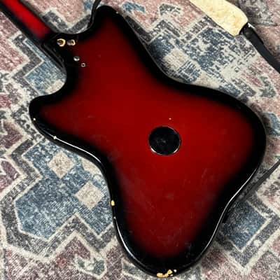 1960s Silvertone 1452 Hornet Vintage Danelectro Made In USA Electric Guitar W/ Strap! image 10