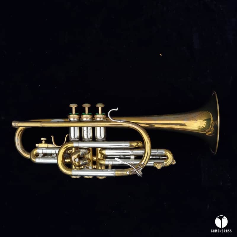 F.E. Olds Standard Los Angeles Bb cornet LM gamonbrass case mouthpiece image 1