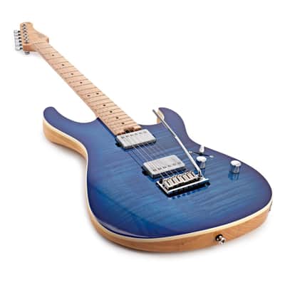Cort G290 FAT Electric Guitar - Bright Blue Burst image 3