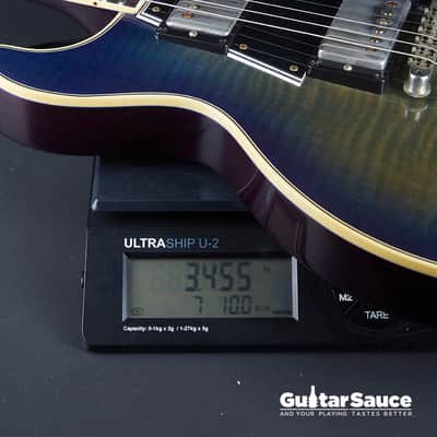 Gibson Custom Shop Les Paul Special Double Cut Figured Humbucker 2019 - Aqua Flamed (Cod.1462UG) image 22