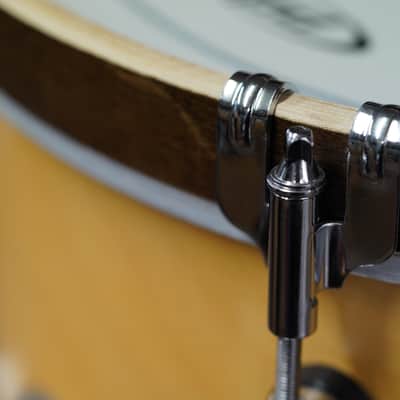 PDP  13'' Concept Maple Classic 9" x 13" Tom In Natural Stain w/ Walnut Stain Hoops image 3