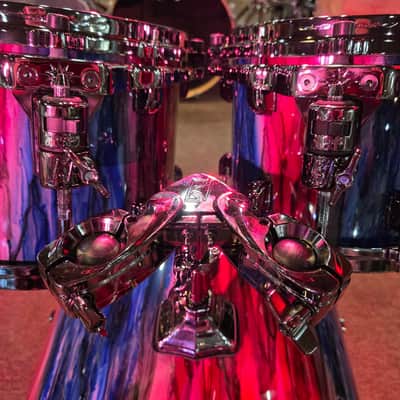 Tama Starclassic Walnut/Birch 5-piece Shell Pack (LIMITED EDITION 1 of 50) - Crimson Sapphire Cascade image 4