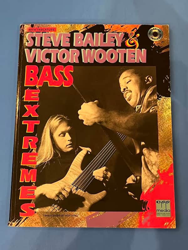 CPP Media Steve Baily & Victor Wooten Bass Extremes Bass Guitar Tab Book