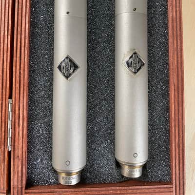 2X Vintage Neumann KM-53a Omnidirectional Tube Condenser Microphones with KK83 capsules image 5