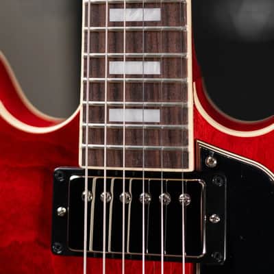 Gibson ES-335 60s Semi-Hollow Electric Guitar with Hard Shell Case - Sixties Cherry image 7