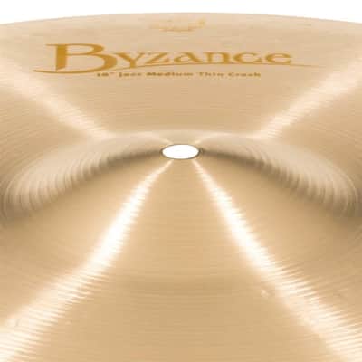 Meinl Byzance Jazz Medium Thin Crash Cymbal 18" image 4