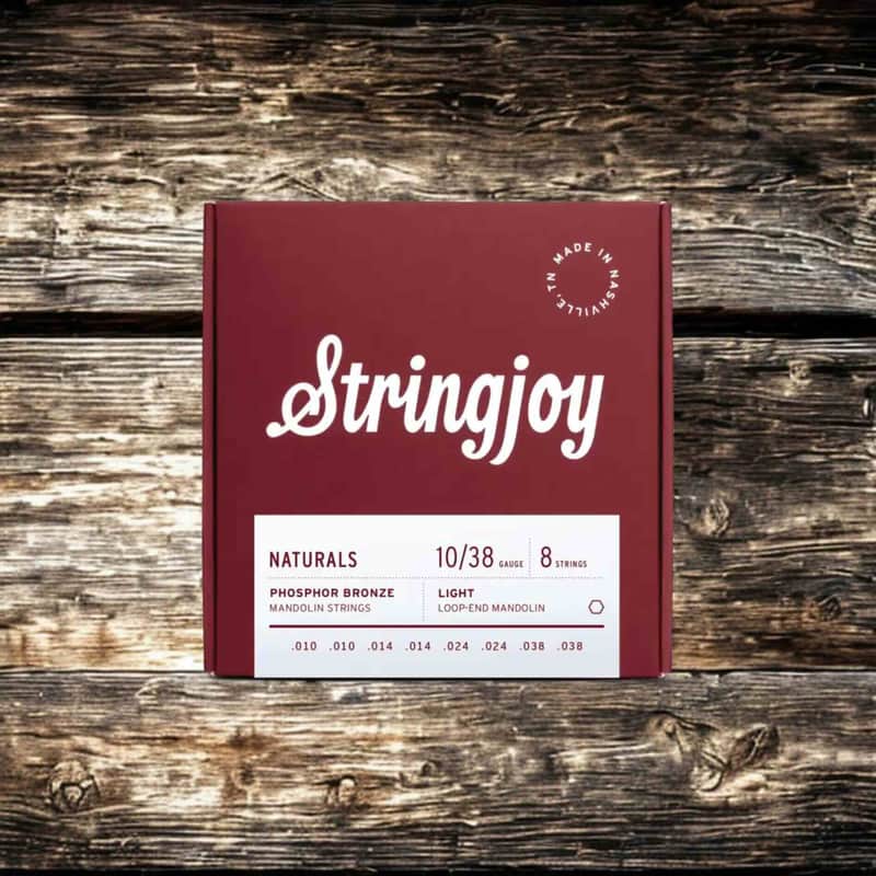 Stringjoy Naturals | Light Gauge (10-38) Phosphor Bronze Mandolin Strings image 1