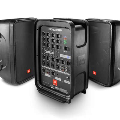 JBL EON208P Portable 8 Two-Way PA with Powered 8-Channel Mixer and Bluetooth image 5