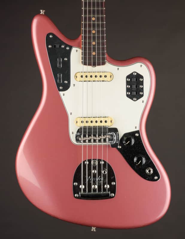 Fender Custom Shop 1963 Jaguar 2024 - Aged Burgundy Mist Metallic Journeyman image 1