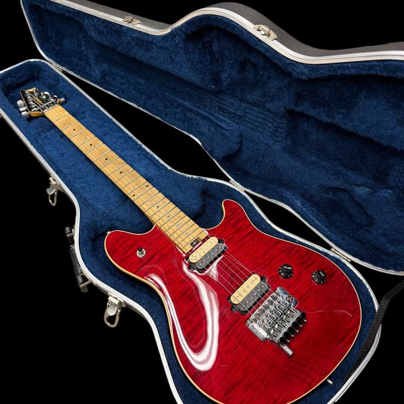 Peavey EVH Wolfgang with Floyd Rose - Transparent Red - x11340 image 1