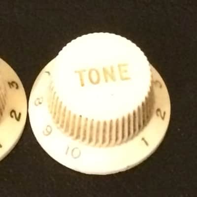 Fender Stratocaster knobs 1962 White image 10