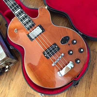 Hagstrom  Ampeg patch 2000 swede bass guitar 1976 Mahogany original vintage synth analog image 2