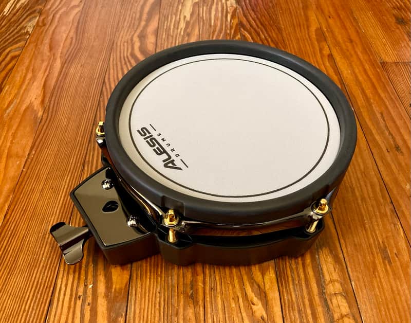 Alesis 8” Mesh Drum Pad NEW w/Pro Clamp & L-Bar Strata Core (Dual Zone) image 1