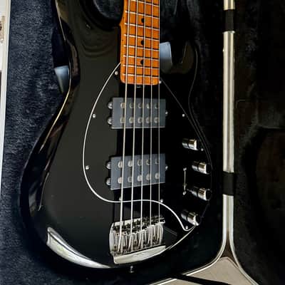 Ernie Ball Music Man Bongo 5 HS Bass Guitar - Tangerine Pearl