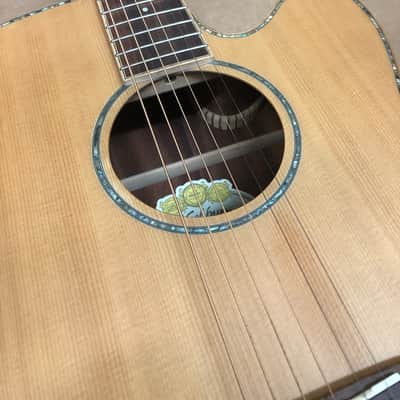 Washburn WJ55SCENS 2015 Jumbo Acoustic/Electric - Natural/Matte image 17