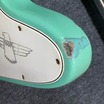 Gibson Thunderbird II 1964 Green Refin image 3