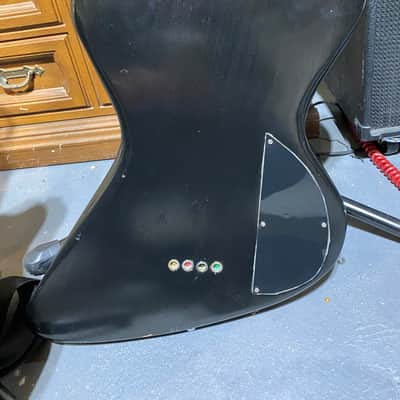 Custom made Krist Novoselic RD bass (left handed) 2000s  Gloss Black image 4