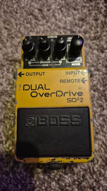 Boss SD-2 DUAL Overdrive 台湾製 Boss SD-2 Dual Overdrive | Reverb