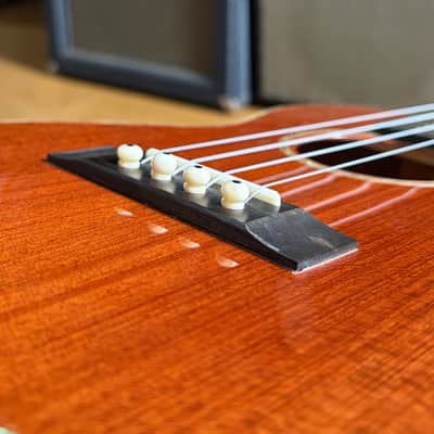2012 Tony Graziano Tenor Ukulele #602 – Redwood / Figured Lacewood – Abalone – HSC image 17
