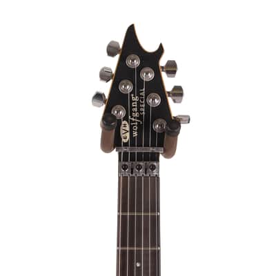 EVH Limited Edition Wolfgang Special Striped Series Red Black and White Aged image 9