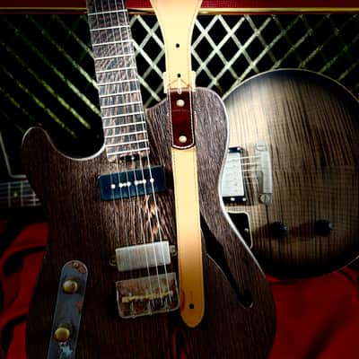 Blue Bell Straps Johnson OSTRICH LEG Strap Exotic Leather One of a Kind Exclusive Al’s Music Factory Collection 2026 - Mid Brown image 13